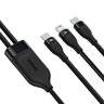 Kabel przewód USB-C 2w1 - USB-C do 100W, Lightning do 20W 1.2m Baseus CA1T2-F01