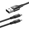 Kabel przewód USB 2w1 - USB-C, micro USB 120cm Baseus CAMT-ASU01 do 3A