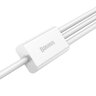 Kabel przewód USB 3w1 - USB-C, Lightning, micro USB 150cm Baseus CAMLTYS-02 do 3,5A