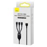 Kabel przewód USB 3w1 - USB-C, micro USB, Lightning 120cm Baseus CASS030001