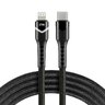 Kabel przewód USB-C - Apple Lightning RGB LED 100cm everActive CBB-1CIR do szybkiego ładowania Power Delivery 27W