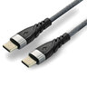 Kabel przewód USB-C PD 100cm everActive CBB-1PDG Power Delivery 2.0 z obsługą szybkiego ładowania 3A/20V 60W