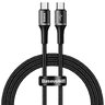 Kabel przewód USB-C PD 2.0 100cm Baseus Halo CATGH-J01 Quick Charge 3.0 3A z obsługą szybkiego ładowania 60W