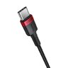 Kabel przewód USB-C PD 2.0 100cm Baseus Cafule P10318306003-00 5A z obsługą szybkiego ładowania 100W - 2 sztuki