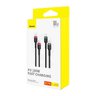 Kabel przewód USB-C PD 2.0 100cm Baseus Cafule P10318306003-00 5A z obsługą szybkiego ładowania 100W - 2 sztuki