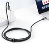 Kabel przewód USB-C PD 2.0 100cm Baseus Display CATSK-B01 Quick Charge 3.0 5A z obsługą szybkiego ładowania 100W