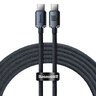 Kabel przewód USB-C PD 2.0 200cm Baseus Crystal CAJY000701 Quick Charge 3.0 5A z obsługą szybkiego ładowania 100W