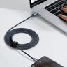 Kabel przewód USB-C PD 2.0 200cm Baseus Crystal CAJY000701 Quick Charge 3.0 5A z obsługą szybkiego ładowania 100W