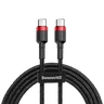 Kabel przewód USB-C PD 2.0 200cm Baseus Cafule CATKLF-H91 Quick Charge 3.0 3A z obsługą szybkiego ładowania 60W