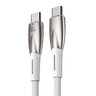 Kabel przewód USB-C PD 200cm Baseus Glimmer CADH000802 Power Delivery 2.0 5A z obsługą szybkiego ładowania 100W LED Kabel przewód USB-C PD 200cm Baseus Glimmer CADH000802 Power Delivery 2.0 5A z obsługą szybkiego ładowania 100W LED