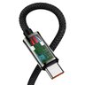 Kabel przewód USB-C PD 2.0 kątowy 200cm Baseus CATCS-A01 Quick Charge 3.0 5A z obsługą szybkiego ładowania 100W