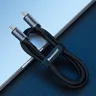 Kabel przewód USB-C PD 3.1 Gen2 100cm Baseus Cafule CATKLF-SG1 5A 100W szybka transmisja danych 10Gbps 4K