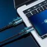 Kabel przewód USB-C PD 3.1 Gen2 100cm Baseus Cafule CATKLF-SG1 5A 100W szybka transmisja danych 10Gbps 4K