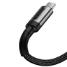 Kabel przewód USB-C PD 3.1 Gen2 100cm Baseus Cafule CATKLF-SG1 5A 100W szybka transmisja danych 10Gbps 4K