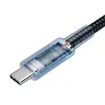 Kabel przewód USB-C PD 3.1 Gen2 100cm Baseus Cafule CATKLF-SG1 5A 100W szybka transmisja danych 10Gbps 4K