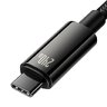 Kabel przewód USB-C PD 3.1 E-Marker 200cm Baseus Tungsten Gold CAWJ040101 z obsługą szybkiego ładowania 240W