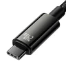 Kabel przewód USB-C PD 3.1 E-Marker 200cm Baseus Tungsten Gold CAWJ040101 z obsługą szybkiego ładowania 240W