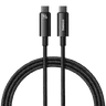 Kabel przewód USB-C PD 3.1 E-Marker 200cm Baseus Tungsten Gold CAWJ040101 z obsługą szybkiego ładowania 240W