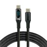 Kabel przewód USB-C PD E-Marker LCD 200cm everActive CBB-2PD5L Power Delivery 3.0 5A/20V 100W