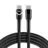 Kabel przewód USB-C PD RGB LED 100cm everActive CBB-1PDR Power Delivery 2.0 z obsługą szybkiego ładowania 3A/20V 60W