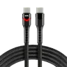 Kabel przewód USB-C PD RGB LED 200cm everActive CBB-2PDR Power Delivery 2.0 z obsługą szybkiego ładowania 3A/20V 60W