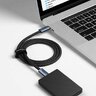 Kabel przewód USB-C PD USB4 100cm Baseus Flash Series CASS010014 100W szybka transmisja danych 40Gbps 8K