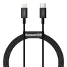 Kabel przewód USB-C / Typ-C - Lightning / iPhone 100cm Baseus CATLYS-A01 z obsługą szybkiego ładowania 20W PD