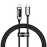 Kabel przewód USB-C / Typ-C - Lightning / iPhone 200cm Baseus Display CATLSK-A01 z obsługą szybkiego ładowania 20W PD