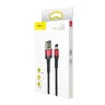 Kabel przewód USB - Lightning / iPhone 100cm Baseus Cafule CALKLF-G91 z obsługą szybkiego ładowania 2.4A