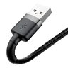 Kabel przewód USB - Lightning / iPhone 100cm Baseus Cafule CALKLF-BG1 z obsługą szybkiego ładowania 2.4A