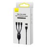 Kabel przewód USB, USB-C 3w1 - USB-C, micro USB, Lightning 120cm Baseus CASS030101
