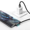 Kabel przewód USB - USB-C kątowy 200cm Baseus CATCS-C01 z obsługą szybkiego ładowania 66W