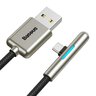 Kabel przewód USB - USB-C / Typ-C kątowy 200cm Baseus Iridescent CAT7C-C01 Super Quick Charge 40W 4A szybkie ładowanie