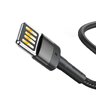 Kabel przewód USB - Lightning / iPhone 100cm Baseus Cafule CALKLF-GG1 z obsługą szybkiego ładowania 2.4A