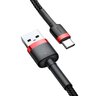 Kabel przewód USB - USB-C / Typ-C 100cm Baseus Cafule CATKLF-B91 Quick Charge 3A z obsługą szybkiego ładowania