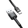 Kabel przewód USB - USB-C / Typ-C 100cm Baseus Cafule CATKLF-BG1 Quick Charge 3A z obsługą szybkiego ładowania