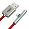 Kabel przewód USB - USB-C / Typ-C kątowy 200cm Baseus Iridescent CAT7C-C09 Super Quick Charge 40W 4A szybkie ładowanie