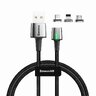 Kabel przewód 3w1 USB - USB-C, Lightning, micro USB magnetyczny 100cm Baseus Zinc TZCAXC-A01 Quick Charge do 3A