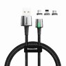 Kabel przewód 3w1 USB - USB-C, Lightning, micro USB magnetyczny 200cm Baseus Zinc TZCAXC-B01 Quick Charge do 2A