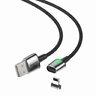 Kabel przewód USB - Lightning / iPhone magnetyczny 100cm Baseus Zinc CALXC-A01 do szybkiego ładowania 2.4A