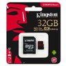 Karta pamięci Kingston Canvas React microSD (microSDHC) 32GB 100MB/s UHS-I U3 V30 A1 + adapter