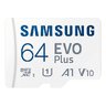 Karta pamięci Samsung EVO PLUS microSDXC 64GB UHS-I U1 A1 V10 class 10 + adapter do SD