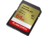 Karta pamięci SD / SDXC SanDisk 64GB Extreme GO 170/80 MB/s UHS-I U3 V30 Karta pamięci SD / SDXC SanDisk 64GB Extreme GO 170/80 MB/s UHS-I U3 V30