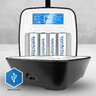 ZESTAW Ładowarka akumulatorków Ni-MH everActive NC-1000M + R03 AKU 4BL ENERGIZER POWER PLUS 700 HR03