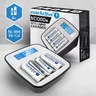 ZESTAW Ładowarka akumulatorków Ni-MH everActive NC-1000M + R03 AKU 4BL ENERGIZER POWER PLUS 700 HR03