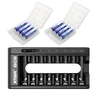 Ładowarka do akumulatorów R03/AAA i R6/AA Li-ion 1,5V / NiMH Xtar BC8 + 8x Akumulator Xtar R03/AAA 1,5V Li-ion 680mAh