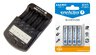 ładowarka everActive NC-1000 PLUS + 4 x R03/AAA everActive 800 ładowarka everActive NC-1000 PLUS + 4 x R03/AAA everActive 800