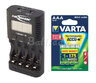 ładowarka Powerline 4 PRO + 4 x R03/AAA Varta Ready2Use 800