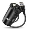 Ładowarka samochodowa everActive CC-25C dwa gniazda USB 12W + kabel USB-C 1m Ładowarka samochodowa everActive CC-25C dwa gniazda USB 12W + kabel USB-C 1m