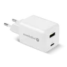 Ładowarka sieciowa everActive GaN SC-450Q z gniazdem USB oraz USB-C PD PPS QC4+ 45W